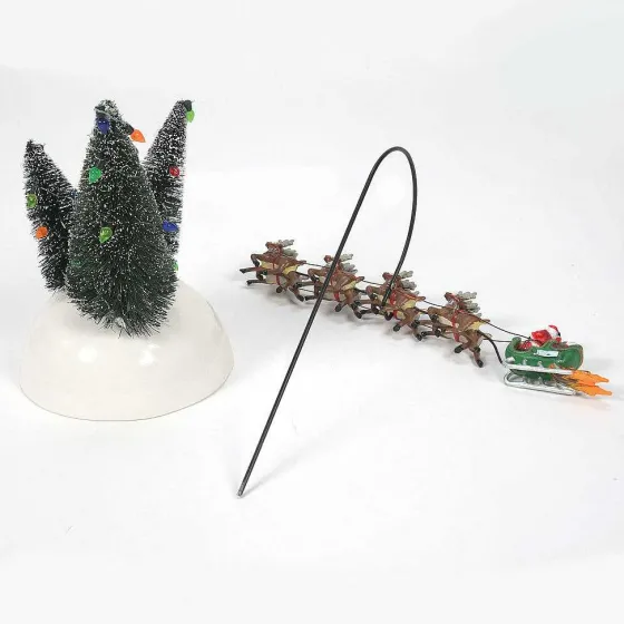 Department 56 Animated Flaming Sleigh Clearance