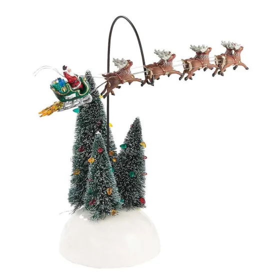 Department 56 Animated Flaming Sleigh Clearance