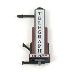 Department 56 City Post & Telegraph Sign Discount