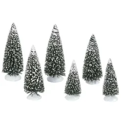 Department 56 Frosted Pine Grove, Set Of 6 Outlet
