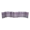 Department 56 Ghoulish Purple Glitter Fence Clearance