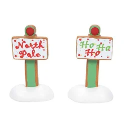 Department 56 Gingerbread Xmas Signs St/2