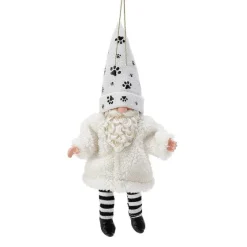 Department 56 Gnome Furry Pet Orn Wht Discount