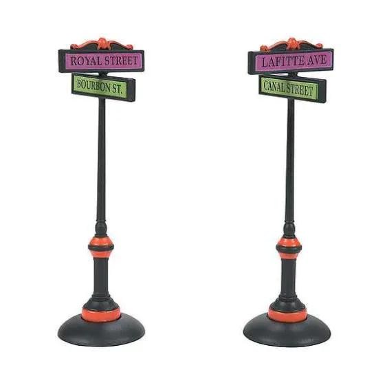 Department 56 Halloween Festive Signs Hot