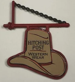 Department 56 Hitching Post Hanging Sign Hot