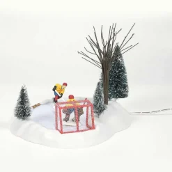 Department 56 Hockey Practice Animated