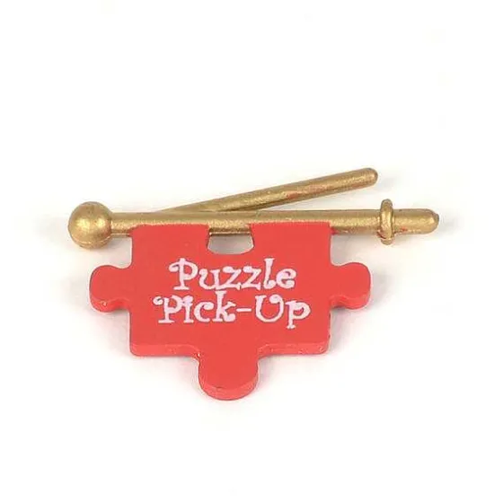 Department 56 Jolly's Jigsaw Puzzle Workshop Puzzle Pick-Up Sign Sale