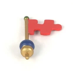 Department 56 Jolly's Jigsaw Puzzle Workshop Puzzle Piece Flag Best