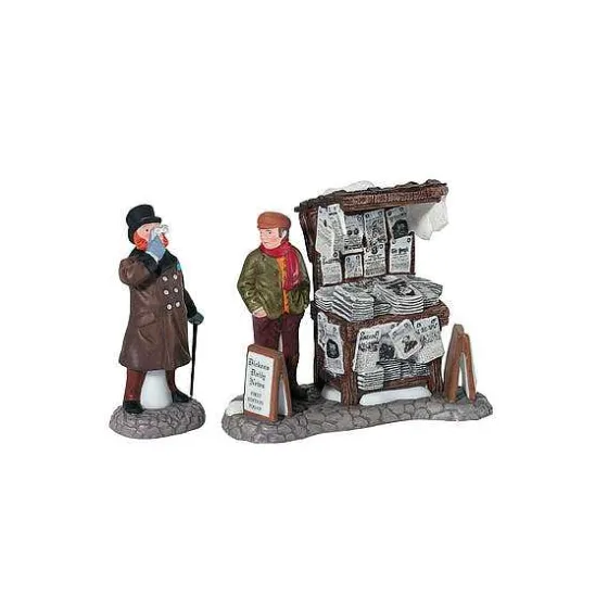 Department 56 London Newspaper Stand New