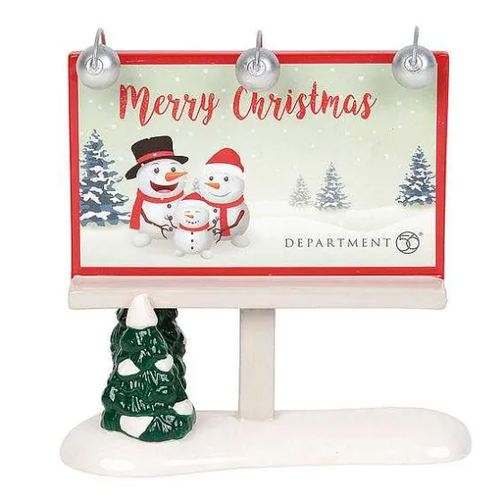 Department 56 Merry Christmas Billboard Outlet