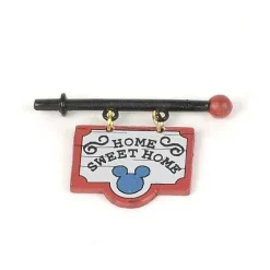 Department 56 Mickey's Cratchits' Cottage Home Sweet Home Sign Hot