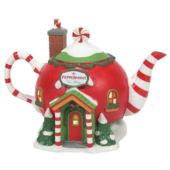 Department 56 Peppermint Tea Shop New