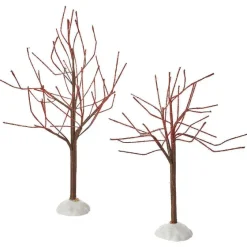 Department 56 Red Sparkle Trees, Set Of 2 Clearance