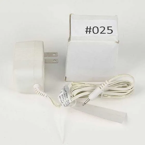 Department 56 Replacement Adapter 3V Ac 600Ma White Male Jack Clearance