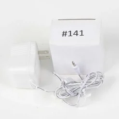 Department 56 Replacement Adapter 12V Ac 850Ma White Male Jack With Aux Clip