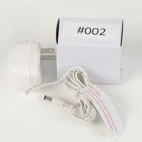 Department 56 Replacement Adapter 4.5V Dc 600Ma White Female Jack New