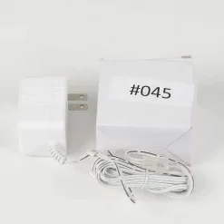 Department 56 Replacement Adapter 3V Dc 500Ma White Male Aux Clip Hot