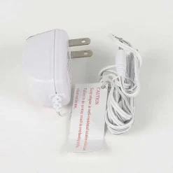 Department 56 Replacement Adapter 3V Dc 300Ma White Male Jack Outlet