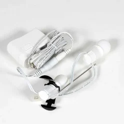 Department 56 Replacement Adapter 3V Dc 1300Ma White Male Auxiliary Clip W/2 Light Bar Clearance