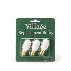 Department 56 Replacement Light Bulb 120V - Set Of 3 New