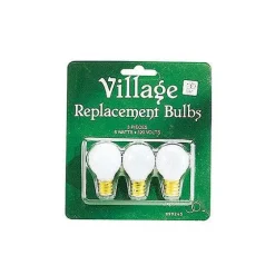 Department 56 Replacement 120V Round Lite Bulb-Set Of 3 Clearance