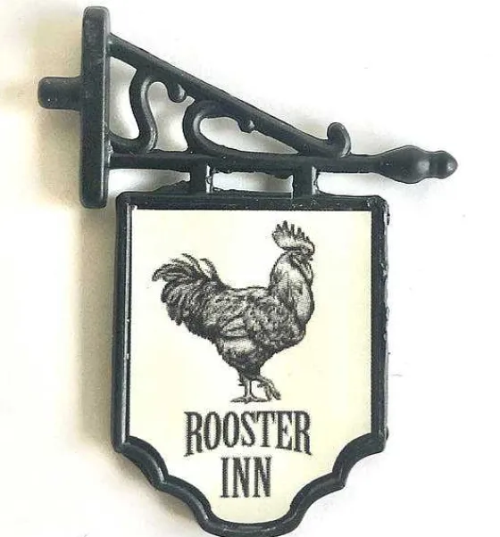 Department 56 Rooster Inn Sign Best
