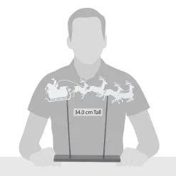 Department 56 Santa's Sleigh Silhouette Discount