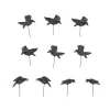 Department 56 Set Of 10 Halloween Crows Clearance