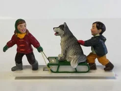 Department 56 Sled For Winter Wonderland Cabin Hot