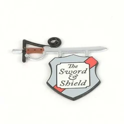 Department 56 The Sword & Shield Hanging Sign Best