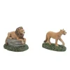 Department 56 Zoological Gardens Lions St2 New